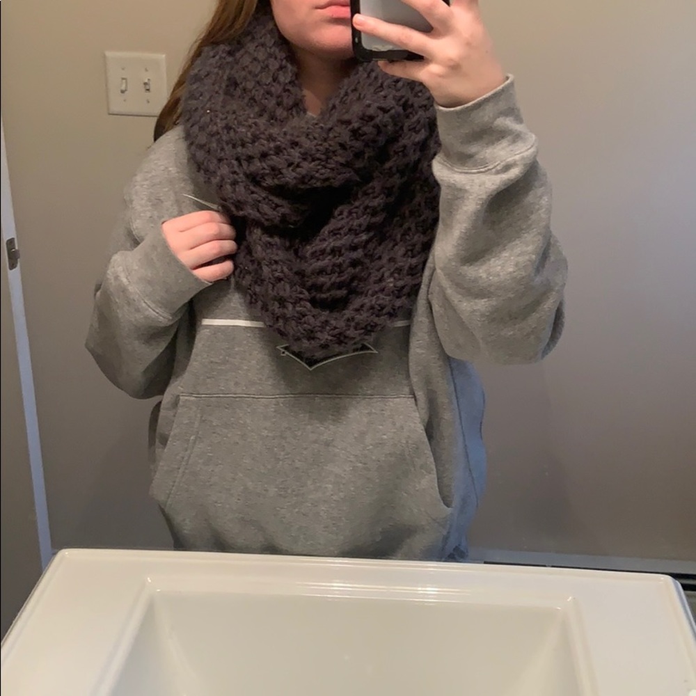 Gray Infinity Scarf